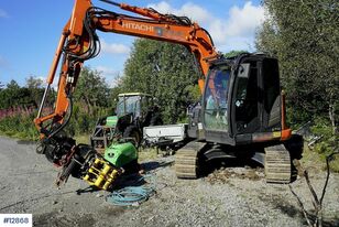 Hitachi ZX85 US-6 w/ 3 buckets, rotor tilt, diesel tank, claw and spike bandgrävare