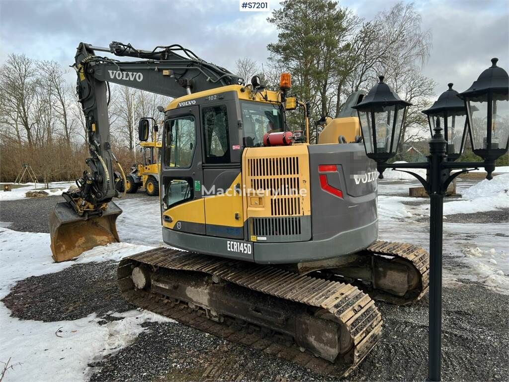 Volvo ECR145 D Excavator with Engcon tiltrotator and gri bandgrävare