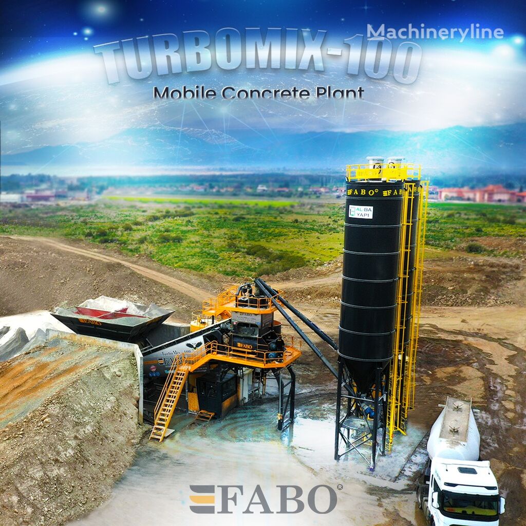 ny FABO TURBOMIX-100 Ceriya Mobilnyh betonnyh ustanovok betongfabrik