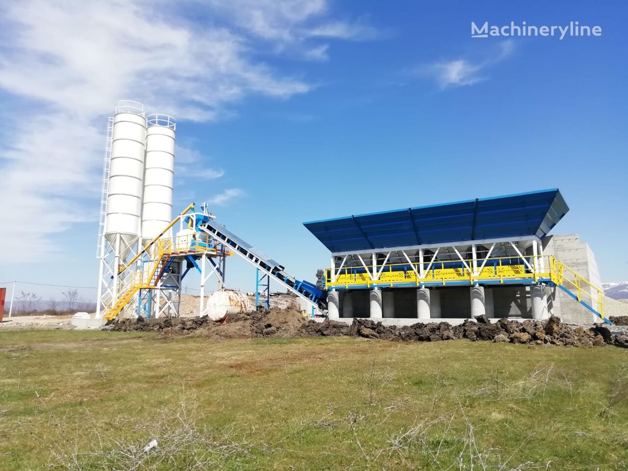 ny Promax Compact Concrete Batching Plant C60-SNG-LINE (60m3/h) betongfabrik