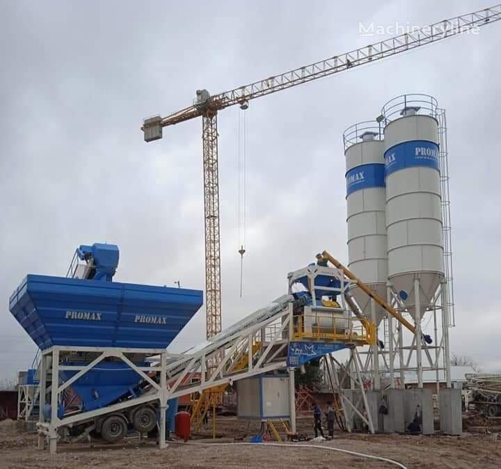 ny Promax Mobile Concrete Batching Plant M120-TWN (120m3/h) betongfabrik
