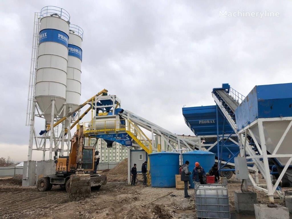 ny Promax  Mobile Concrete Batching Plant M120-TWN (120m3/h) betongfabrik