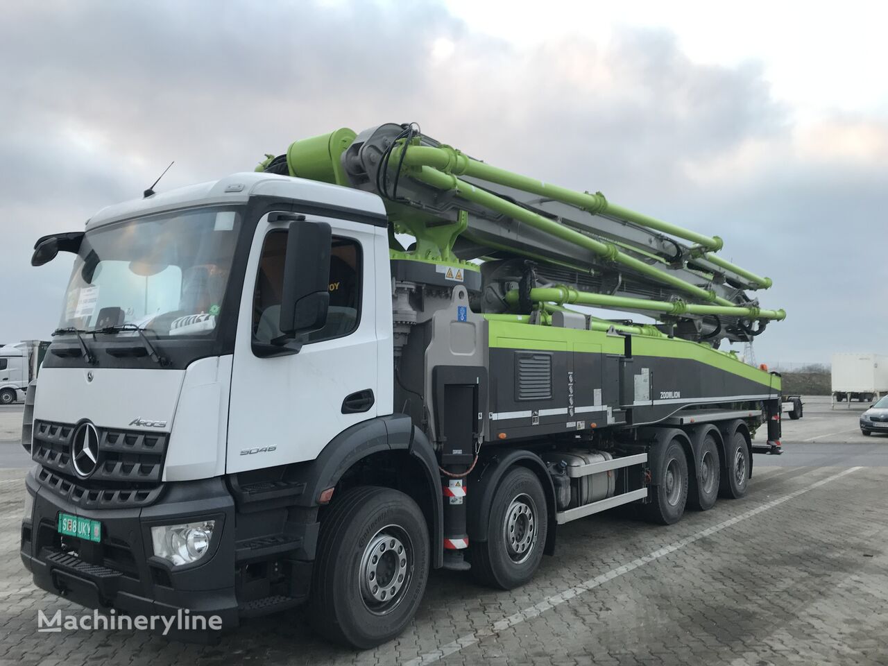 ny Cifa ZL 56 på chassin Mercedes-Benz Arocs 5 4146 betongpump