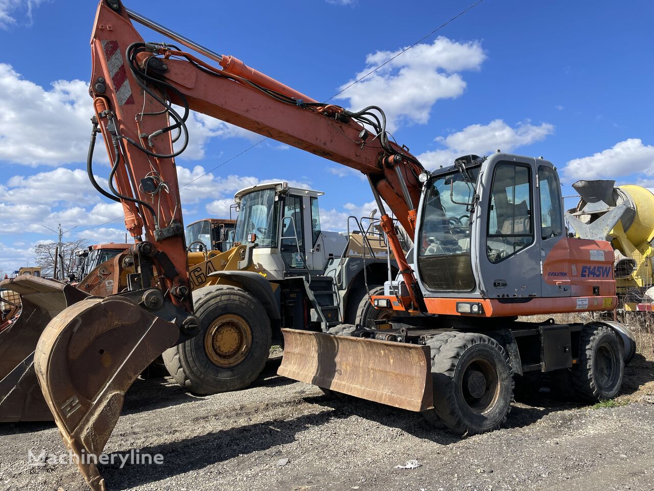 Fiat-Hitachi Ex145 hjulgrävare