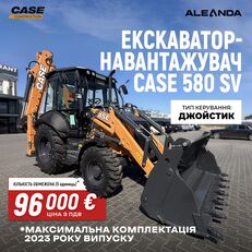 ny Case 580SV traktorgrävare