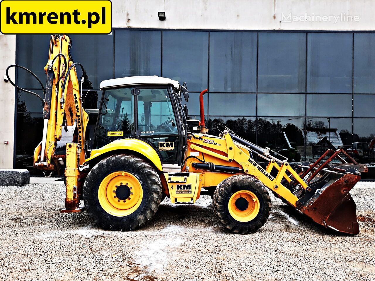 NEW HOLLAND B 110 B KOPARKO-ŁADOWARKA | JCB 3CX CAT 432 428 VOLVO BL 71 ...