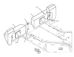 Caterpillar New counterweight RH and LH for CAT 966, 972 with spare part stötfångare till Caterpillar 966, 972, CA3672332, 367-2332, 3672332, CA3672331, 367-2331, 3672331 hjullastare